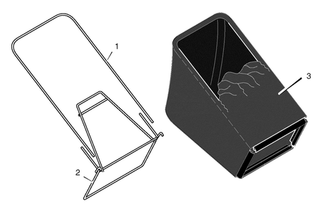 Bag Assembly Diagram and Parts List for 228511X8F 2004 Briggs and Stratton Lawn Mower